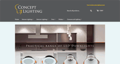 Desktop Screenshot of conceptlighting.com.au