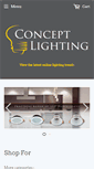 Mobile Screenshot of conceptlighting.com.au